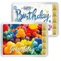 5 x 1 g Gold Geschenkkarte Happy Birthday