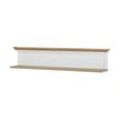 Wandboard - weiß - Materialmix - 142 cm - 29 cm - 20 cm - Möbel Kraft