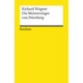 Die Meistersinger von Nürnberg - Richard Wagner, Taschenbuch