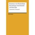 Encomium matrimonii / Lob der Ehe - Erasmus von Rotterdam, Taschenbuch