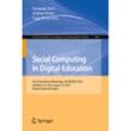 Social Computing in Digital Education, Kartoniert (TB)