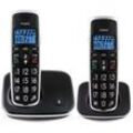 Fysic DECT Telefon für Senioren mit großen Tasten und 2 Mobilteilen FX-6020