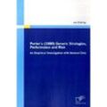 Porter's (1980) Generic Strategies, Performance and Risk - Jan Eldring, Kartoniert (TB)