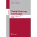 Privacy Enhancing Technologies, Kartoniert (TB)
