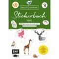 Bullet Journal Stickerbuch - Tiere: 600 Tiere aus aller Welt - von süß bis exotisch, Kartoniert (TB)