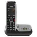 Gigaset E720A Schnurloses Telefon mit Anrufbeantworter schwarz