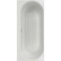 Villeroy und Boch Loop & friends Eck-Badewanne Duo UBA180LOF2V-01 180x80cm, ovale Innenform, weiß