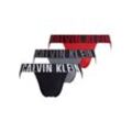 Calvin Klein Underwear String JOCK STRAP 3PK (Packung, 3-St., 3er) mit Logo-Stretchbund, bunt