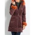 Wintermantel fake fox trottoir parka