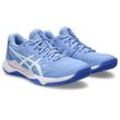 Hallenschuh ASICS "GEL-TACTIC 12" Gr. 38, blau (light sapphire, white) Schuhe Sportschuhe