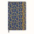 Moleskine Silk Kalender, undatiert, 12 Monate, wöchentlich, large/A5, fester Einband, blau, mit Geschenkbox