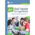 40 DaZ - Spiele für Jugendliche, m. 1 CD-ROM - Christiane Bößel, Gebunden