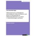 Diffusionsprozesse in Flüssigkeiten. Anwendung des Schlierenverfahrens nach Wiener zur Bestimmung der Diffusionskoeffizienten von starken 1-1-Elektrolytlösungen mit Wasser - Leon-Alexander Regin, Kartoniert (TB)