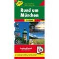 freytag & berndt Auto + Freizeitkarten / GDR 12 / Freytag & Berndt Auto + Freizeitkarte Rund um München, 1:150.000, Top 10 Tips, Karte (im Sinne von Landkarte)
