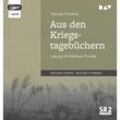 Aus den Kriegstagebüchern,1 Audio-CD, 1 MP3 - Theodor Fontane (Hörbuch)