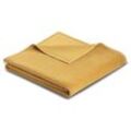 Biederlack Wohndecke PURE COTTON (BL 150x200 cm) BL 150x200 cm gelb Decke Kuscheldecke Sofadecke Couchdecke Plate