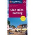 KOMPASS Fahrrad-Tourenkarte Glan-Blies-Radweg 1:50.000, Karte (im Sinne von Landkarte)