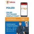 Polizei Einstellungstest Vorbereitung, Online-Testtrainer Komplettpaket, Gebunden