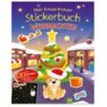 Mein Kritzel-Kratzel-Stickerbuch Weihnachten mit Bambus-Stick, Kartoniert (TB)