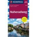 KOMPASS Fahrrad-Tourenkarte Naheradweg 1:50.000, Karte (im Sinne von Landkarte)