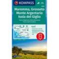 KOMPASS Wanderkarte 2470 Maremma, Grosseto, Monte Argentario, Isola del Giglio 1:50.000, Karte (im Sinne von Landkarte)