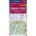 KOMPASS Großraum-Radtourenkarte 3712 Bayern Süd, Oberbayern, Chiemsee, Ingolstadt, Passau, München 1:125.000, Karte (im Sinne von Landkarte)