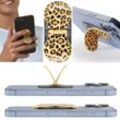 zipgrips Leopard 2 in 1 Handy-Griff & Aufsteller Sicherer Griff Halter für Smartphones Perfekte Selfies Ideal für Videos