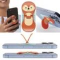 zipgrips Fuchs 2 in 1 Handy-Griff & Aufsteller Sicherer Griff Halter für Smartphones Perfekte Selfies Ideal für Videos