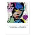 FASHION ART GIRLS (Wandkalender 2024 DIN A2 hoch), CALVENDO Monatskalender