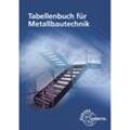 Tabellenbuch für Metallbautechnik - Michael Fehrmann, Stephanie Hierl, Eckhard Ignatowitz, Dagmar Köhler, Frank Köhler, Gerhard Lämmlin, Esther Lang, Hans-Joachim Pahl, Armin Steinmüller, Alfred Weingartner, Kartoniert (TB)