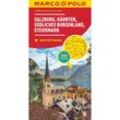 MARCO POLO Regionalkarte Österreich 02 Salzburg, Kärnten, Steiermark 1:200.000, Karte (im Sinne von Landkarte)