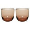 Like by Villeroy & Boch Wasserglas Set 2-tlg. LIKE CLAY