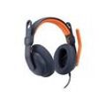 Logitech Zone Learn Over-Ear Wired Headset for Learners, 3.5mm AUX - Kopfhörer mit Mikrofon - ohrumschließend - kabelgebunden - 3,5 mm Stecker