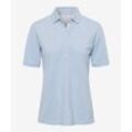 BRAX Damen Poloshirt Style CLEO, blush blue, Gr. 34