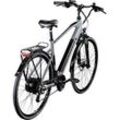 Zündapp E-Bike Trekking Z810 Herren 28 Zoll RH 52 cm 24-Gang 417 Wh grau