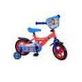 Kinderfahrrad Paw Patrol für Jungen 10 Zoll Kinderrad in Rot/Blau