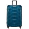 Samsonite Koffer PROXIS 75, 4 Rollen, Trolley Reisegepäck Hartschalenkoffer Reisekoffer TSA-Zahlenschloss, blau