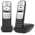 Gigaset A690 Duo Schnurloses Telefon-Set schwarz