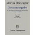 Vorträge: 1935 bis 1967.Tl.2 - Martin Heidegger, Leinen