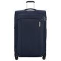 Samsonite Koffer RESPARK 82, 4 Rollen, Trolley, Reisegepäck Weichschalenkoffer TSA-Zahlenschloss, blau