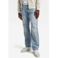Regular-fit-Jeans G-STAR RAW "5620 3D Regular" Gr. 33, Länge 32, blau (sun faded cloudburst) Herren Jeans Regular Fit