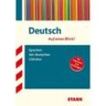 Deutsch - Auf einen Blick! Epochen der deutschen Literatur - Markus Hille, Geheftet