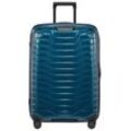 Samsonite Koffer PROXIS 69, 4 Rollen, Trolley Reisegepäck Hartschalenkoffer Reisekoffer TSA-Zahlenschloss, blau
