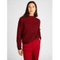 Lovely Sisters Pullover Damen Rundhals meliert, rot