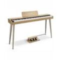 Donner Digitalpiano Digital Piano Elektrische Tastatur 88 anschlagdynamische Tasten DDP-60 (SET