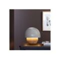 Brilliant Tischleuchte Nalam, ohne Leuchtmittel, Pilz-Tischlampe, 20 x 20 cm, 1 x E14, Holz/Metall, braun/grau, grau