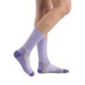 Icebreaker Merino Hike+ Light Socken Crew - Frau - Purple Gaze/magic - Größe L