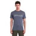 Icebreaker 125 Cool-Lite™ Merino Blend Sphere III T-Shirt Terrain Lines - Mann - Graphite Heather - Größe XXL