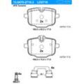 ATE Bremsbeläge mit Zubehör hinten (13.0470-2716.2) für X3 BMW 5 8 X6 6 7 X4 X5