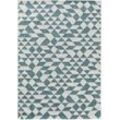 benuta Nest In- & Outdoor-Teppich Cleo Blau 80x150 cm - Teppich für Balkon, Terrasse & Garten
